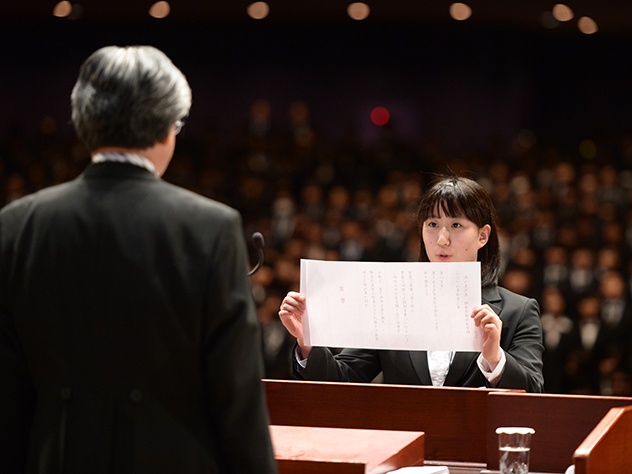 2018年度入学式（第二回目）【新入生紹介・新入生宣誓】
