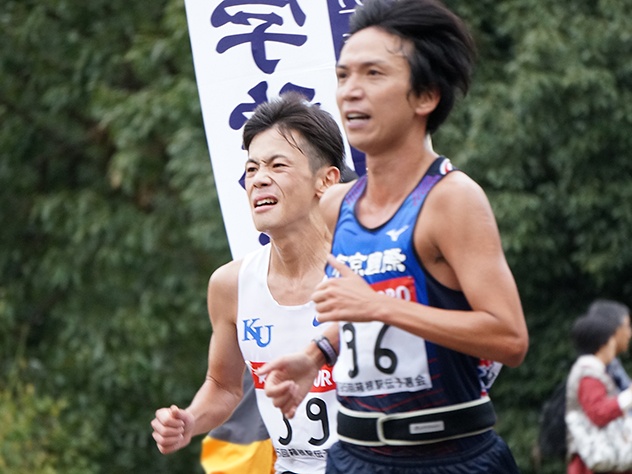 第95回箱根駅伝予選会（小笠原選手）
